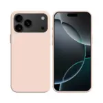 Coque Silicone Compatible pour Apple iPhone 17 Pro Max (#19) Rose Gold