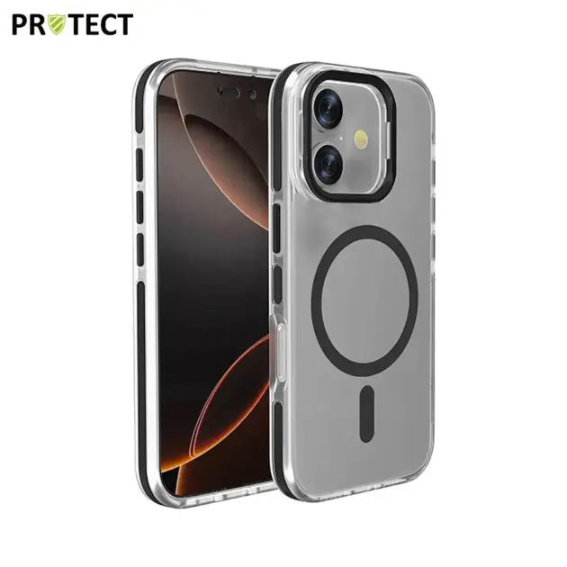 Coque de Protection MS01 MagSafe PROTECT pour Apple iPhone 16 Noir