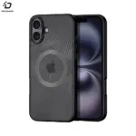 Coque pour iPhone 16 Plus - Noir et Transparent