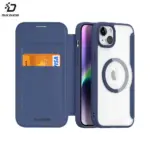 Housse de protection Skin X Pro Dux Ducis pour Apple iPhone 15 MagSafe - Bleu