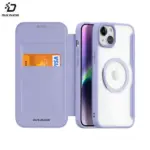 Housse de Protection Skin X Pro Dux Ducis pour Apple iPhone 15 MagSafe Violet