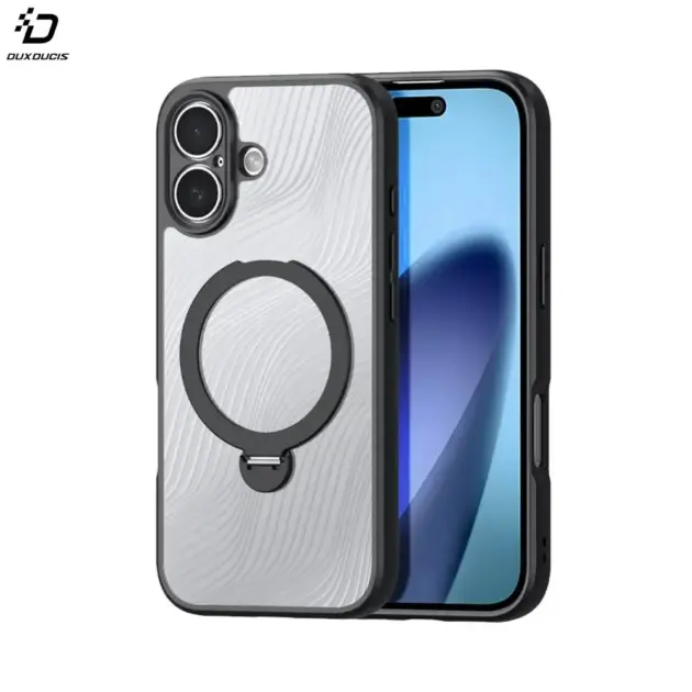 Coque de Protection Aimo Dux Ducis pour Apple iPhone 17 (with Magnetic Stand) MagSafe Noir