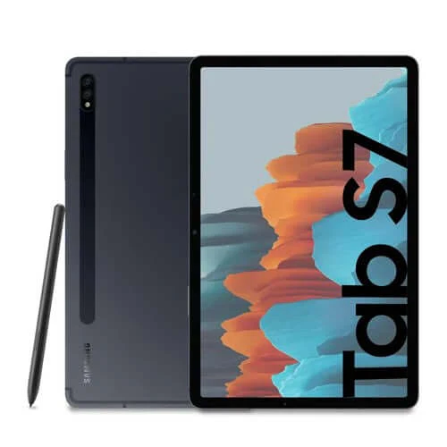 SAMSUNG TAB S7 128GO AVEC COQUE CLAVIER ET STYLET