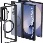 Coque silicone transparente MagSafe pour Samsung Galaxy Fold 7