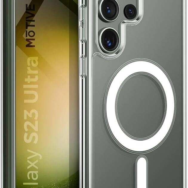 Samsung Galaxy S22 Ultra Coque Transparente 5G 2022, Souple et Fine, Magnétique Antichoc Avec Aimant Pour S22 Ultra