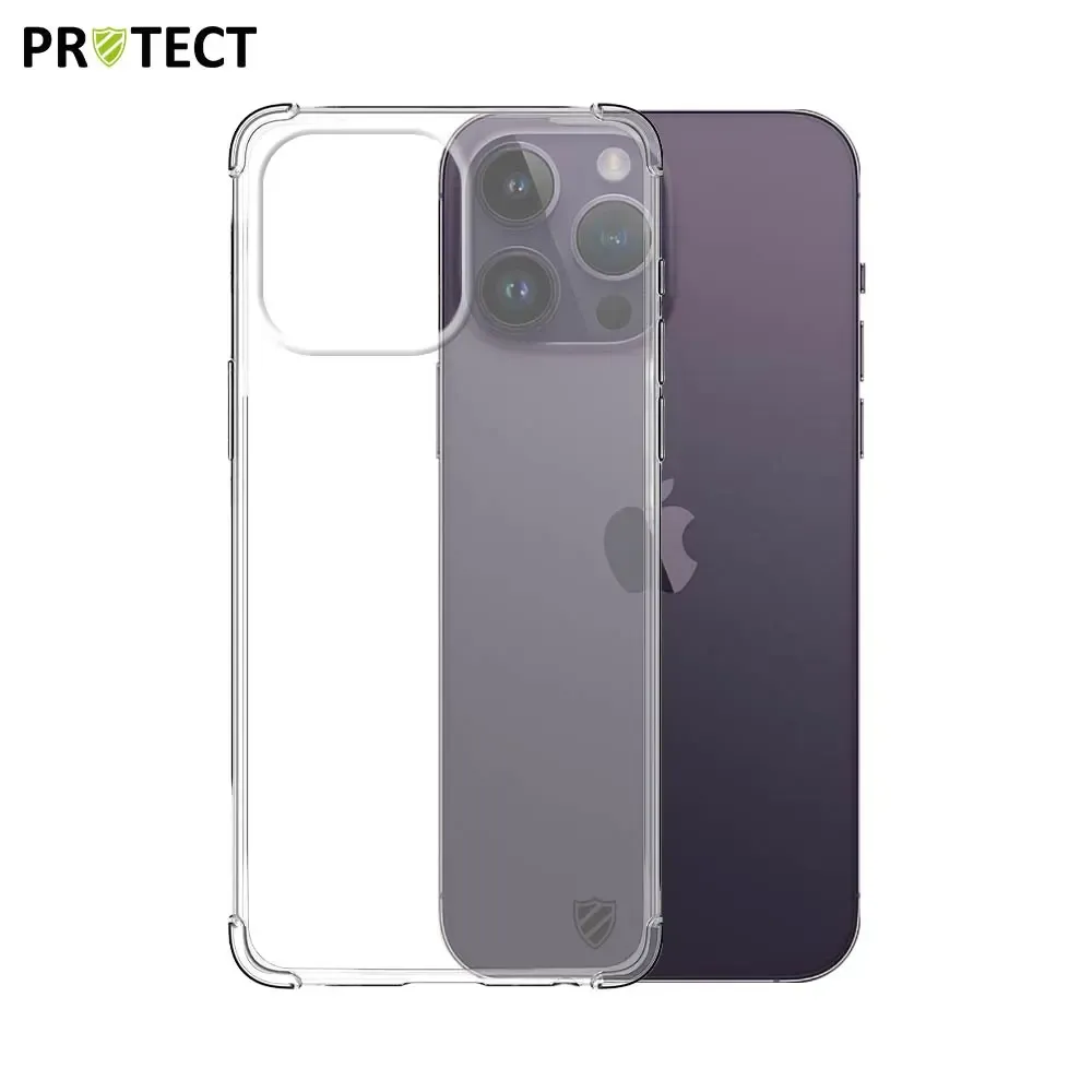Coque Silicone Renforcée PROTECT pour Apple iPhone 14 Pro Max Transparent