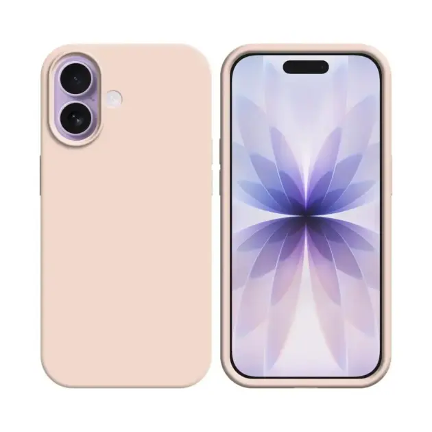 Coque Silicone Compatible pour Apple iPhone 17 (#19) Rose Gold