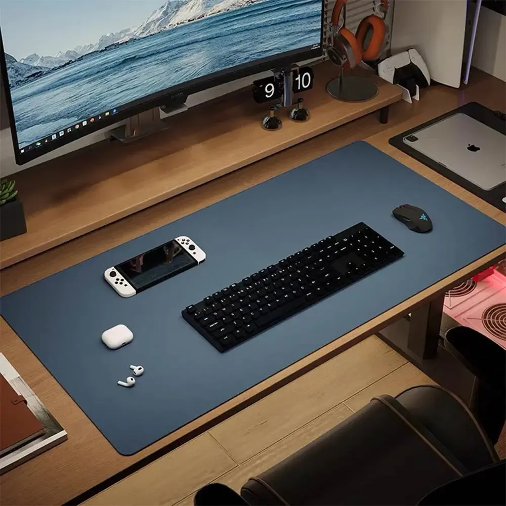 Tapis de Bureau Bleu Marine – Image 2
