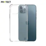 Coque Silicone Renforcée PROTECT pour Apple iPhone 12 Pro & iPhone 12 Transparent