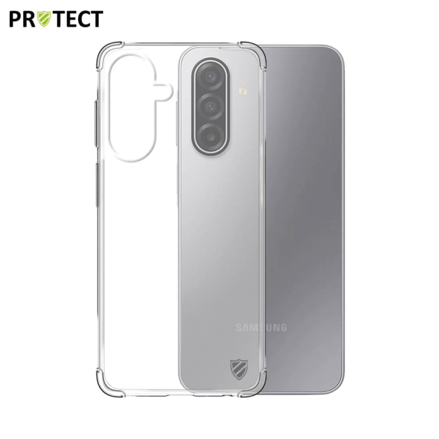 Coque Silicone Renforcée PROTECT pour Samsung Galaxy A26 5G A266/Galaxy A17 5G A176 Transparent