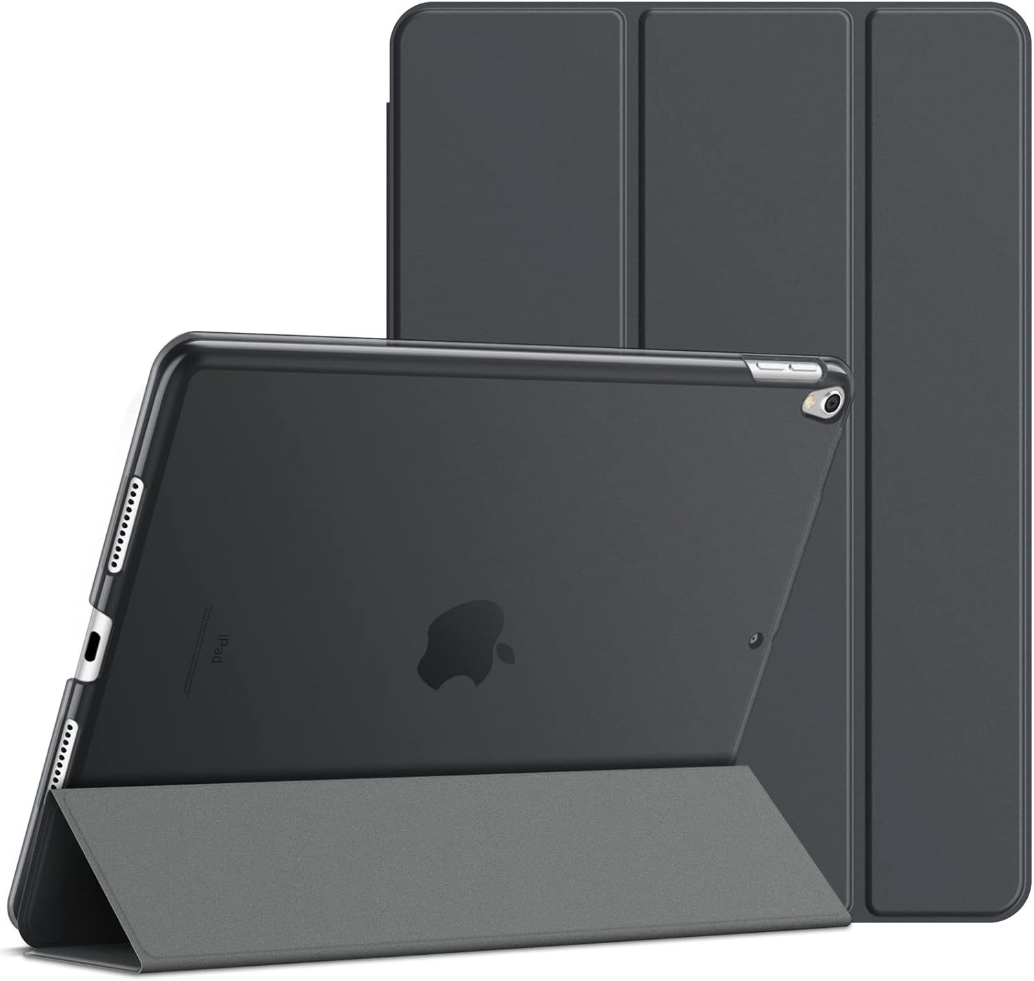 Housse de Protection avec Support et Veille/Réveil Automatique pour Apple iPad Air 10,5 (3e génération 2019) et iPad Pro 10,5 (2017) Noir