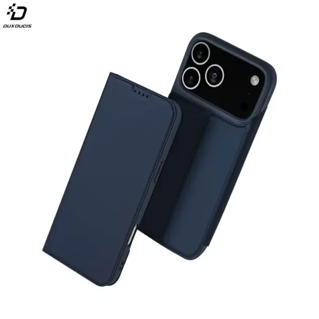 Housse de Protection Skin Pro Dux Ducis pour Apple iPhone 17 Pro Max Bleu