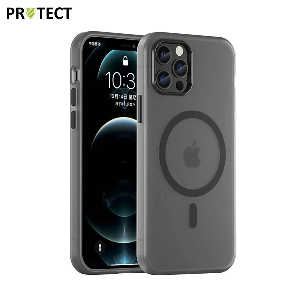 Coque de Protection MF-006 MagSafe PROTECT pour Apple iPhone 12 & 12 Pro Noir