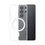 Coque Silicone MagSafe Compatible pour Samsung Galaxy S26 Ultra S948 Transparent