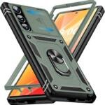 Coque de Protection avec Anneau Rotatif 360° et Protection Caméra pour Samsung Galaxy S26 Ultra 5G Vert