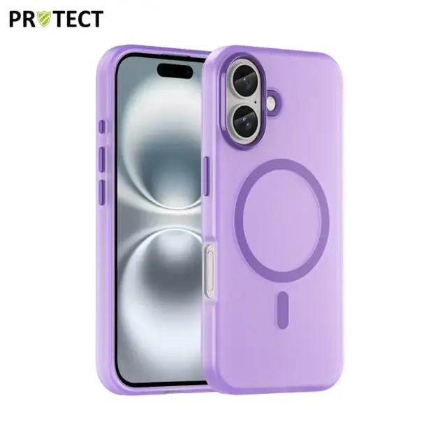 Coque de Protection MagSafe PROTECT pour Apple iPhone 16 Violet Foncé