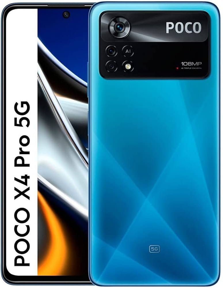 POCO X4 Pro 5G 256 Go Bleu Laser