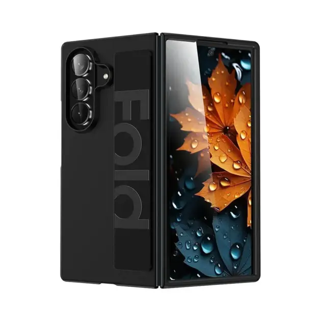 Coque de Protection avec Dragonne pour Samsung Galaxy Z Fold 8 Ultra Noir (SM-F976)
