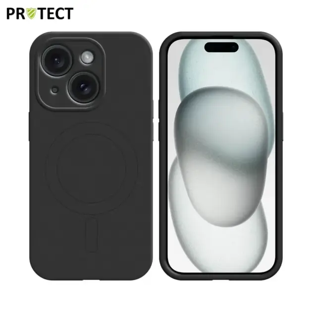 Coque de Protection MagSafe IZ001 PROTECT pour Apple iPhone 15 Noir