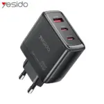 Chargeur Secteur Multi GaN Yesido YC144C 65W Noir