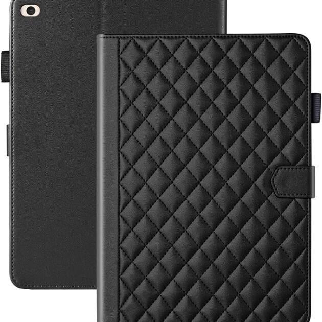 Housse de Protection Business Cuir PU avec Porte-Carte et Support pour iPad Mini 1 2 3 4 5 (7,9") Noir