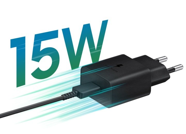 Chargeur Secteur Samsung 15W USB-C avec Câble USB-C Noir