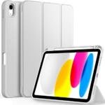 Housse de Protection avec Porte-Crayon pour Apple iPad 11e génération (A16) et iPad 10e génération 11" Blanc