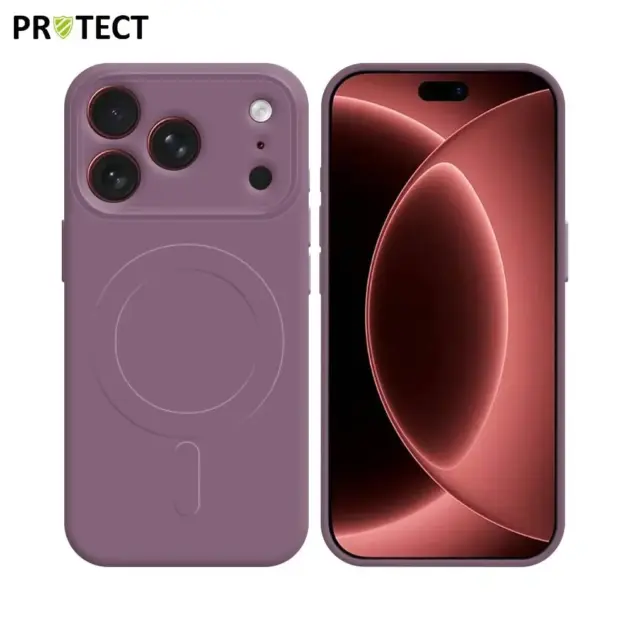 Coque de Protection MagSafe IZ001 PROTECT pour Apple iPhone 17 Pro et iPhone 18 Pro Cerise