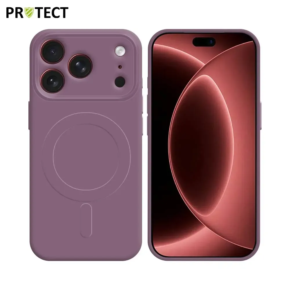 Coque de Protection MagSafe IZ001 PROTECT pour Apple iPhone 17 Pro et iPhone 18 Pro Cerise