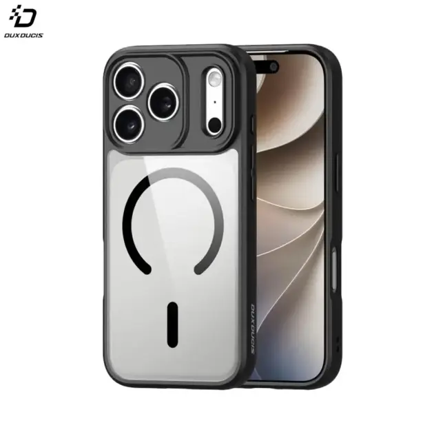 Coque de Protection MagSafe Dux Ducis Aimo Mag pour Apple iPhone 17 Pro Max et iPhone 18 Pro Max Noir