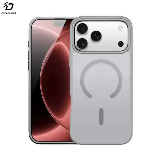 Coque de Protection MagSafe Dux Ducis Yind pour Apple iPhone 17 Pro Max et iPhone 18 Pro Max Gris