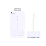 Adaptateur Apple (A1620) USB-C Multiport VGA MJ1L2ZM/A (USB-C, USB-A, VGA) 15cm Blanc