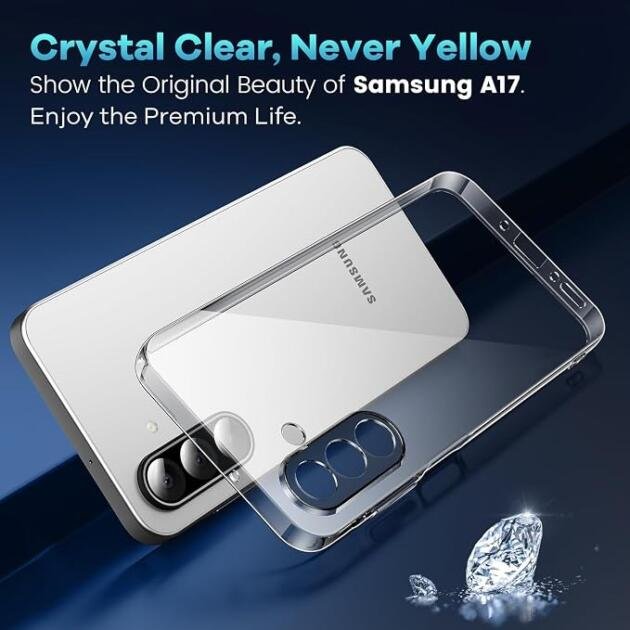 Coque Transparente Swissten pour Samsung Galaxy A17 4G et Galaxy A17 5G