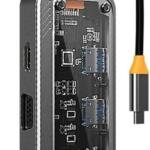 Hub USB-C Station d'Accueil 10-en-1 — HDMI 4K, VGA, USB-C PD, USB 3.0, Ethernet RJ45, SD/TF