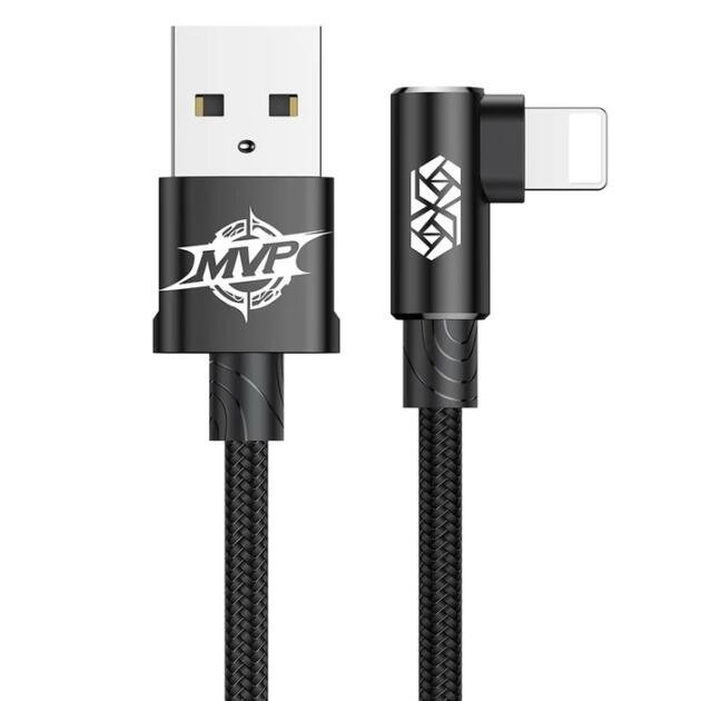Câble USB-A vers Lightning Coudé Baseus MVP 2A 1m