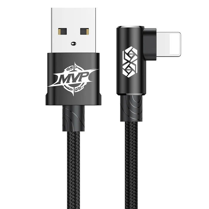 Câble USB-A vers Lightning Coudé Baseus MVP 2A 1m