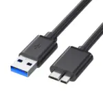 Câble USB-A vers Micro USB 0,5m Noir