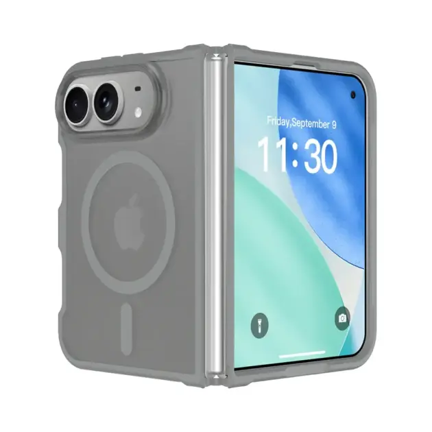 Coque de Protection MagSafe IPF-001 pour Apple iPhone Duo - Gris