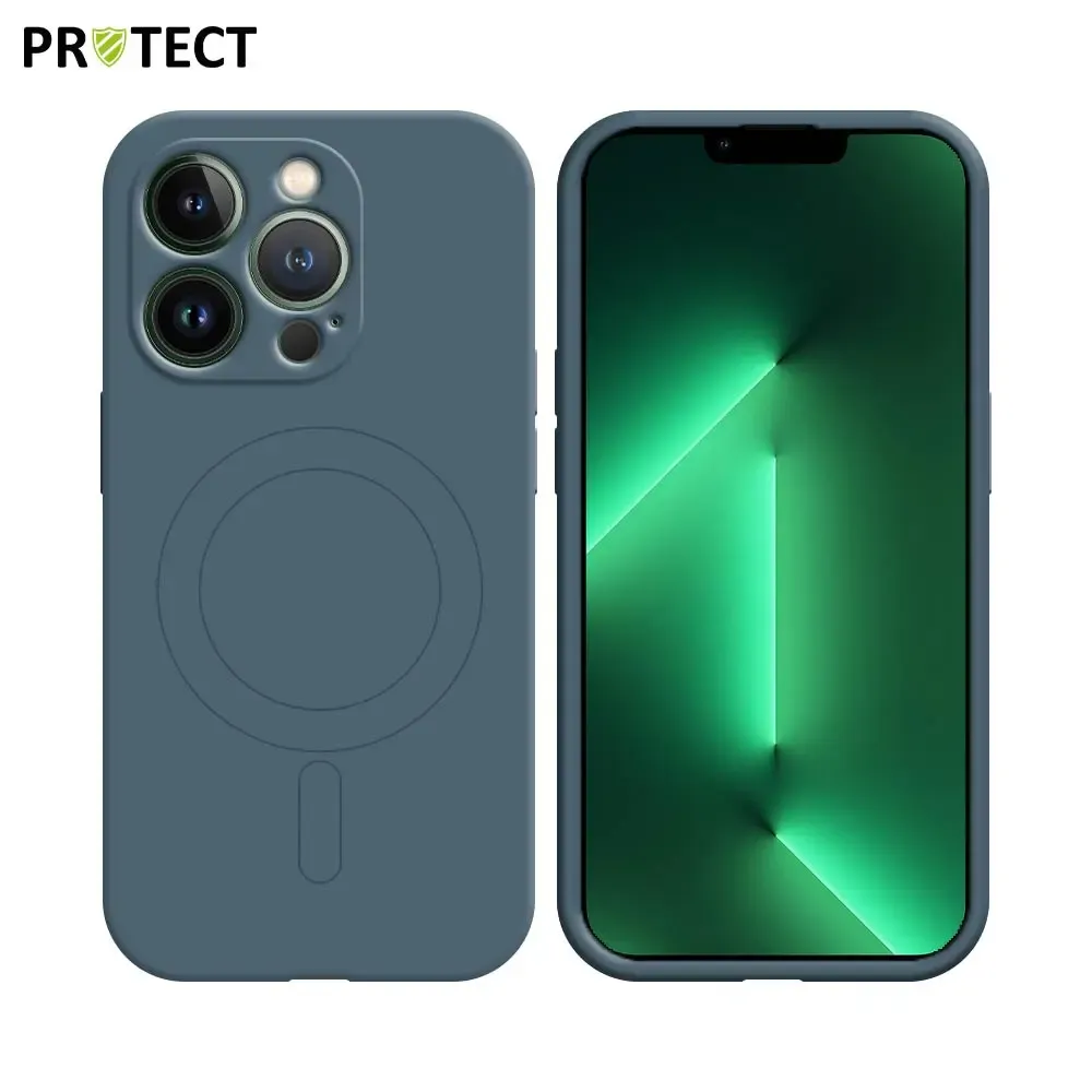 Coque de Protection MagSafe IZ001 PROTECT pour Apple iPhone 13 Pro Max Bleu
