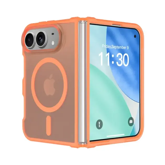Coque de Protection MagSafe IPF-001 pour Apple iPhone Duo - Orange