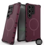 Coque magnétique antidérapante MagSafe pour Samsung Galaxy S25 Ultra - Prune