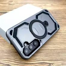 Coque blindée antichoc MagSafe pour Samsung Galaxy S25 Ultra - Argent