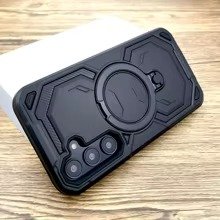 Coque blindée antichoc MagSafe pour Samsung Galaxy S25 Ultra - Noir